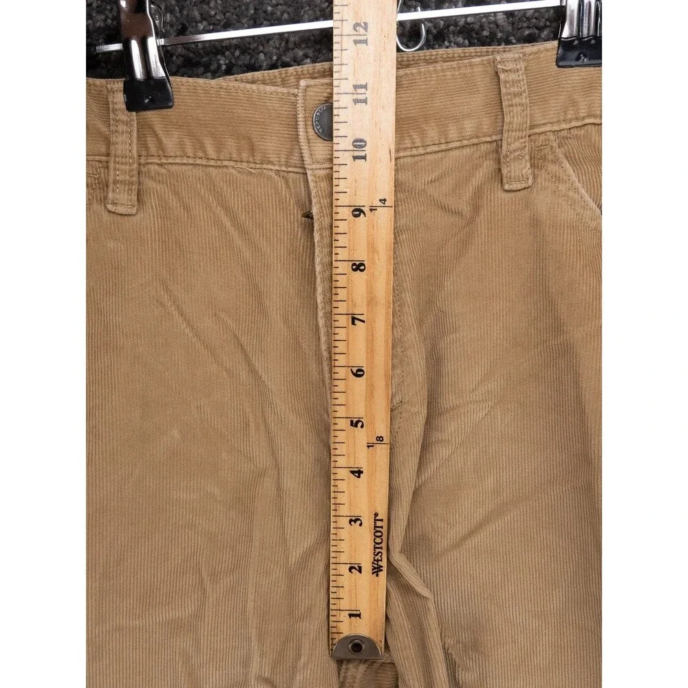 J Crew Pants Mens 34x30 Actual 35x30 Brown Slim Fit Traveler Stretch Corduroy